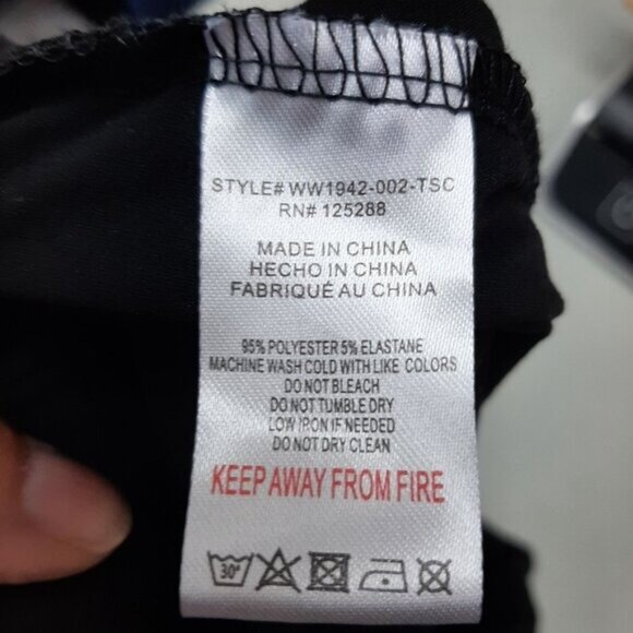 Tahari Womens Relaxed Fit Elastic Waistband Drawstring Jogger Black Size Small - Picture 8 of 9